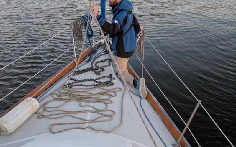 The neatest anchor line!