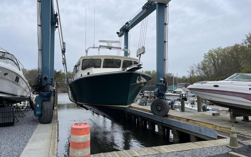 Carmen on the TravelLift