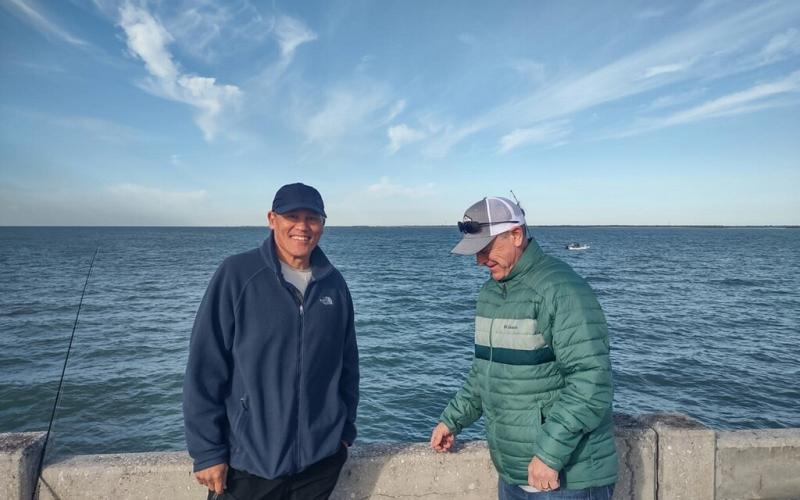 Pier fishing in Tampa