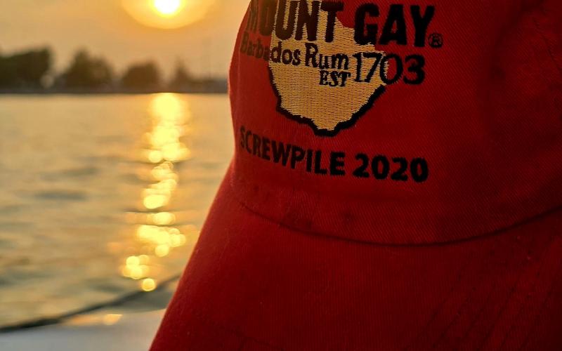 Red cap at sunset by Steven Birchfield