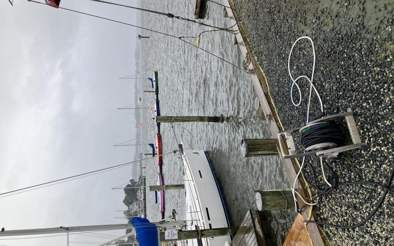 view before Monday night race