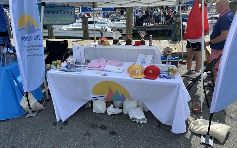 Manning the Hospice Cup Tent