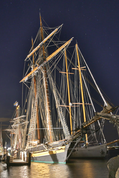 ​​The fleet will be illuminated each night from 6:30 to 9:00 p.m. Photo by Eric Moseson