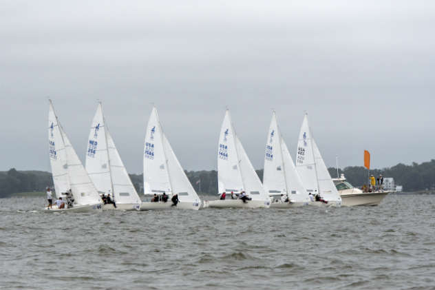 J/22 Worlds practice day photo by Al Schreitmueller/ SpinSheet