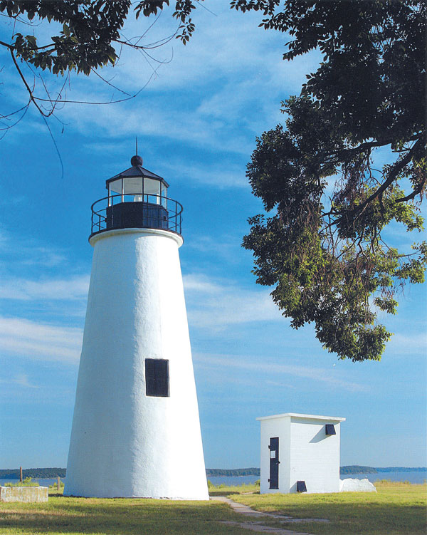 Turkey Point Lighthouse at Elk Neck State Park. Photo courtesy Cecil County Tourism