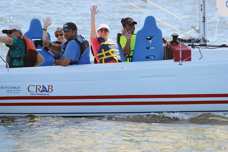 There are many excellent sailing programs for veterans on the Chesapeake Bay. Photo courtesy of CRAB