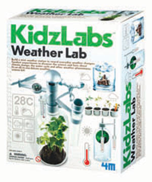 Kids love weather. Help them learn with a weather lab kit.